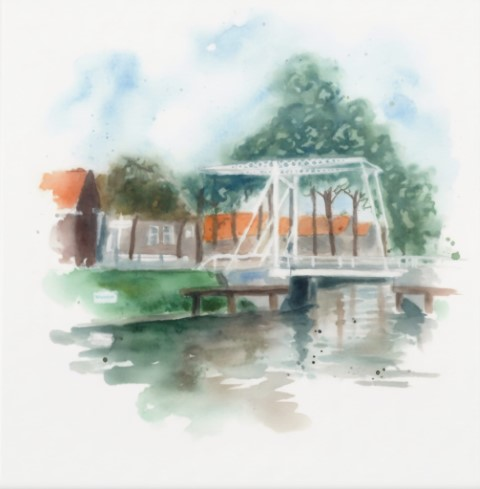 Klapbrug naar de Kieln.